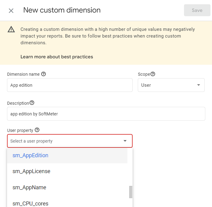 GA4 create custom dimension