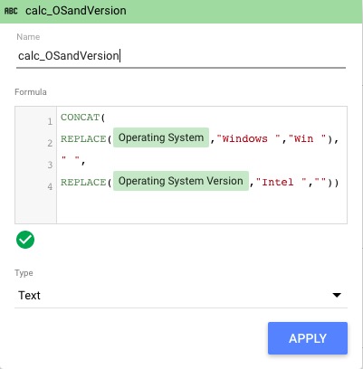 Google data studio calculated field for reports