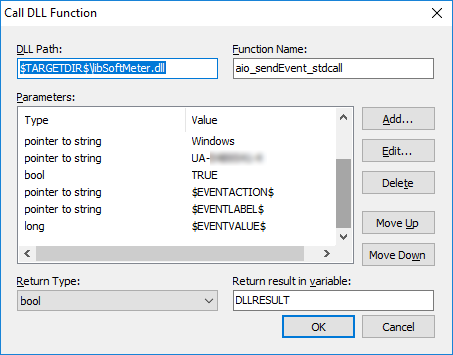 Installation analytics for Installaware with SoftMeter