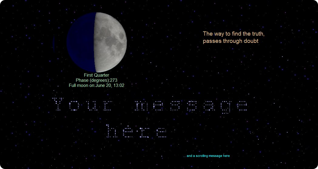 Starmessage Moon Phases Screensaver Windows 10 Macos Catalina